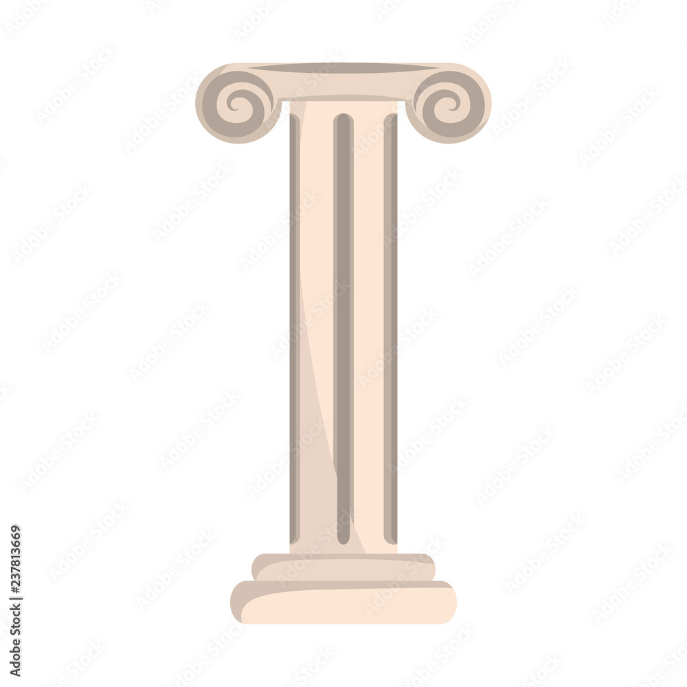 Antique column building Antique column building