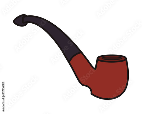 pop art tobacco pipe
