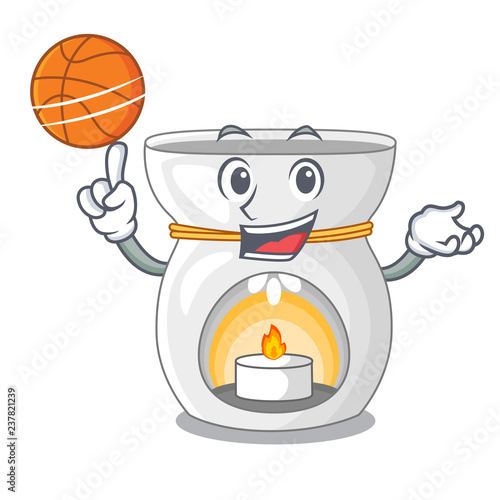 With basketball aroma lamp in a cartoon versions