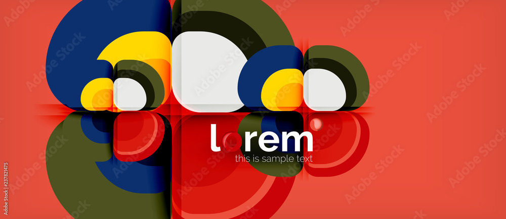 Geometric modern abstract background