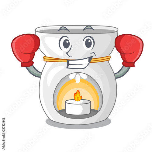 Boxing aroma lamp in a cartoon versions