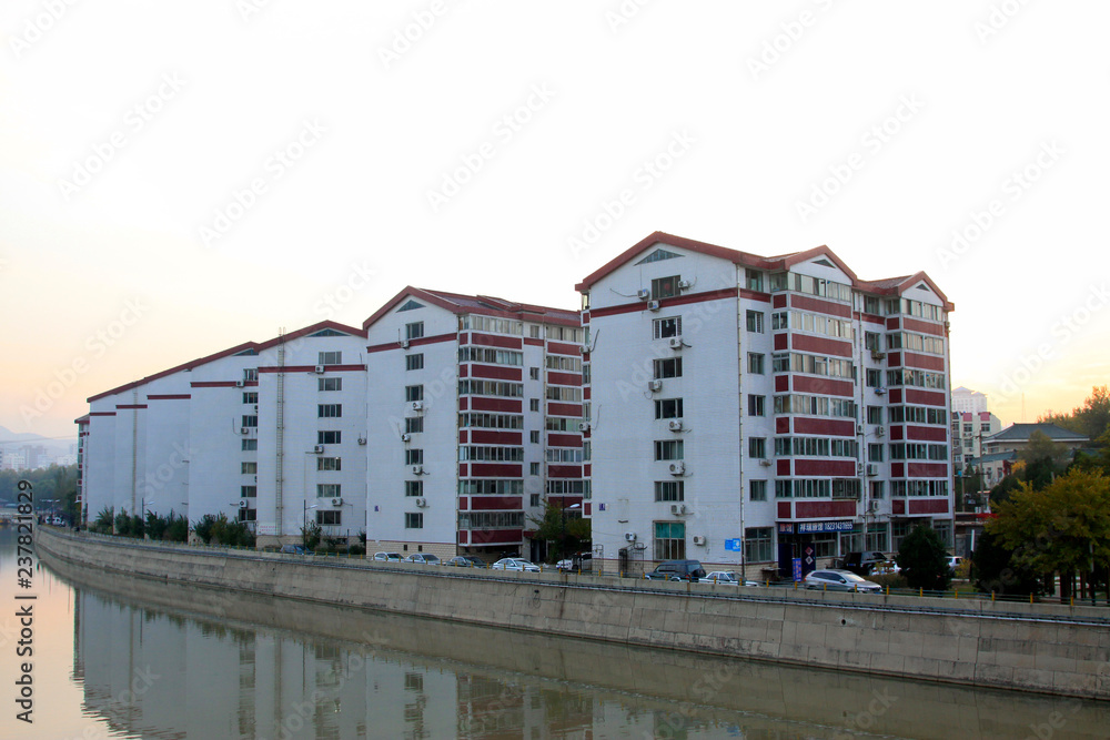 Residential building by WuLie River in chengde city, China