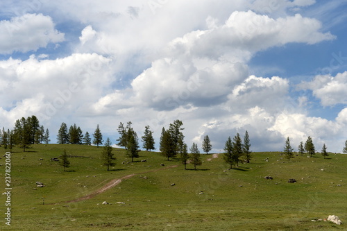  Mountain landscape in the Ulagan district of the Altai Republic. Western Siberia photo