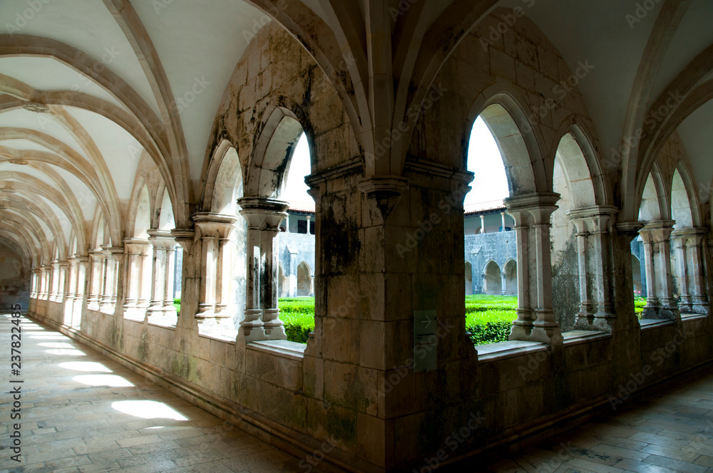 Cloister Hall of Batalha Monastery - Portugal