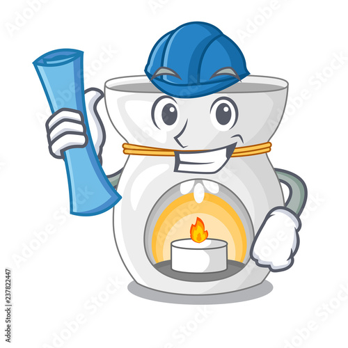 Architect therapy aroma lamp and candle character