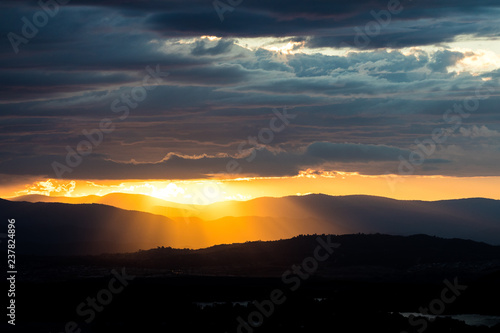 Canberra Sunset from Mount Ainslie, Canberra