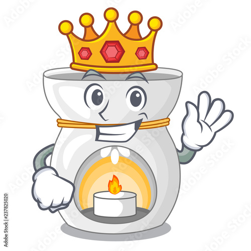 King aroma therapy lamp with flower cartoon