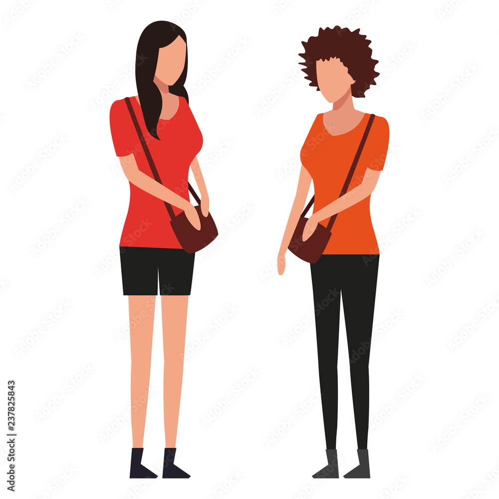 Young friends meeting 