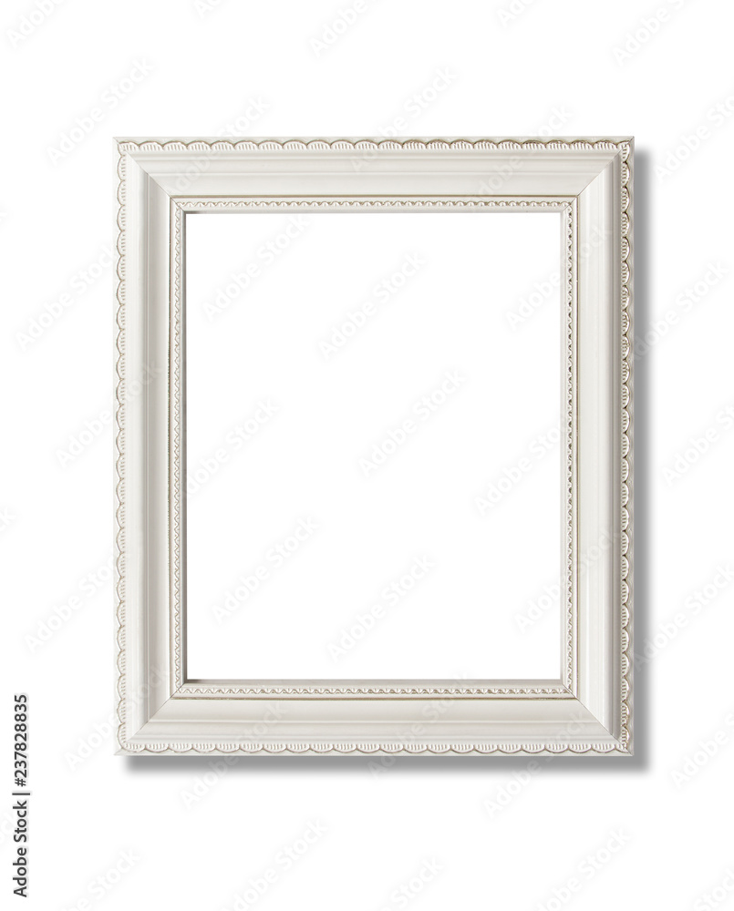 old picture frame isolated on white background old picture frame isolated on white background