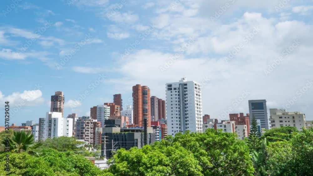 Skyline Timelapse of Barranquilla, Colombia on a Hot Sunny Day Skyline Timelapse of Barranquilla, Colombia on a Hot Sunny Day