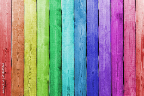 Wooden background from boards of a different color