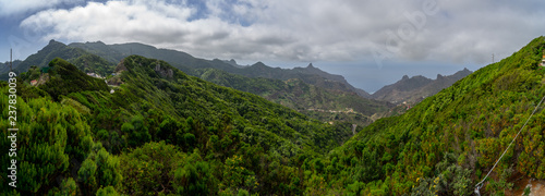 Panoramic view of the Macizo de Anaga mountain range. Tenerife. Canary Islands. Spain. © Sergey Kohl