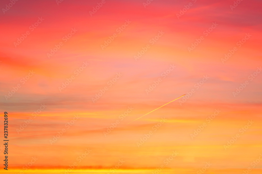 Sky in the pink and blue colors. effect of light pastel colored of sunset  clouds cloud on the sunset sky background with a pastel color Stock Photo |  Adobe Stock