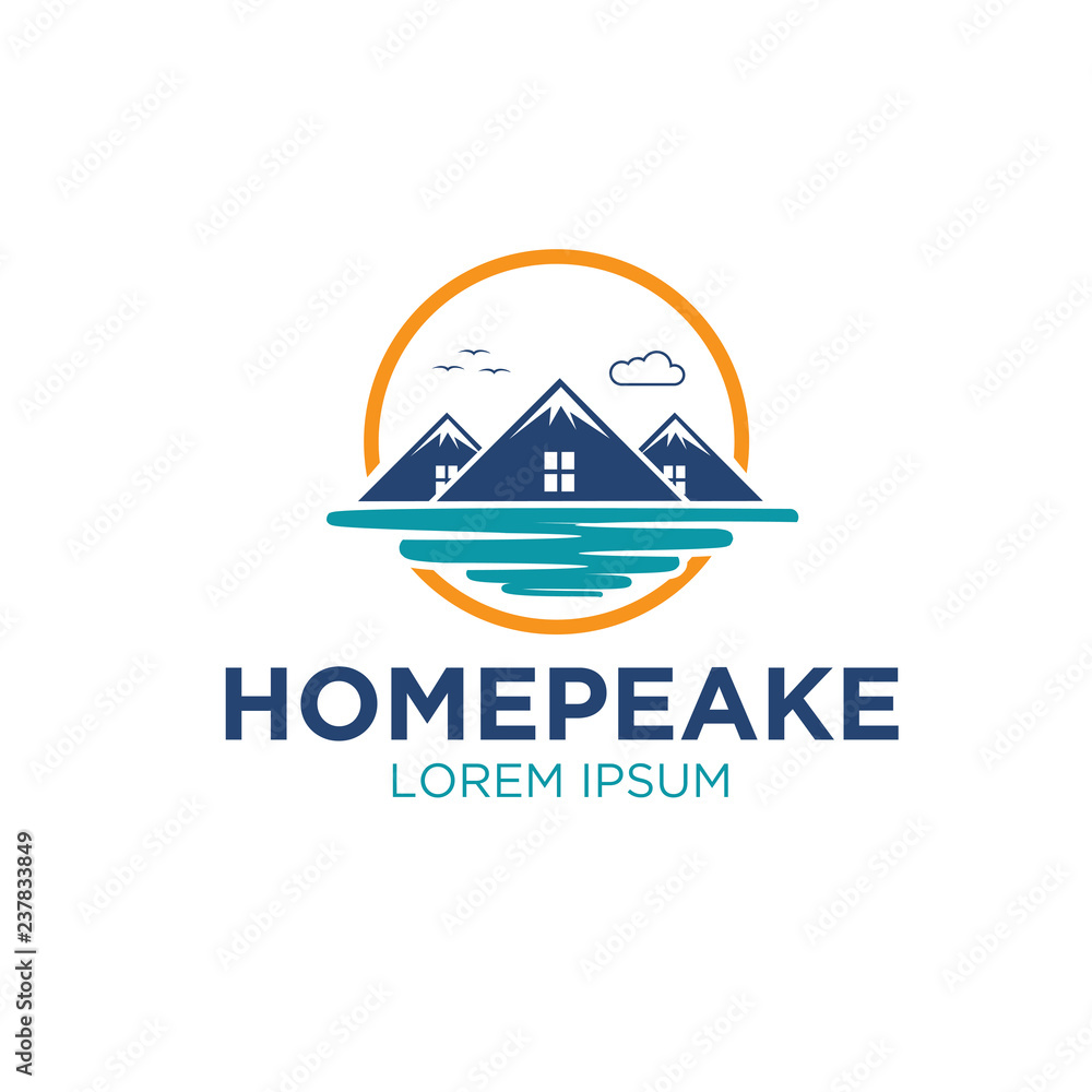 peak real estate logo designs