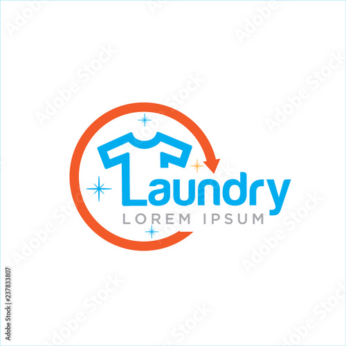 fast laundry logo designs