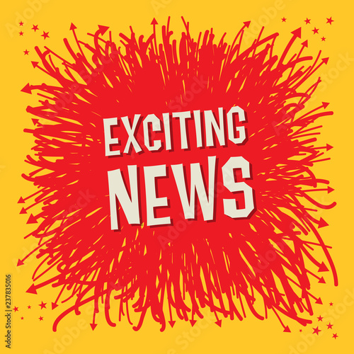 Exciting News Poster or Banner