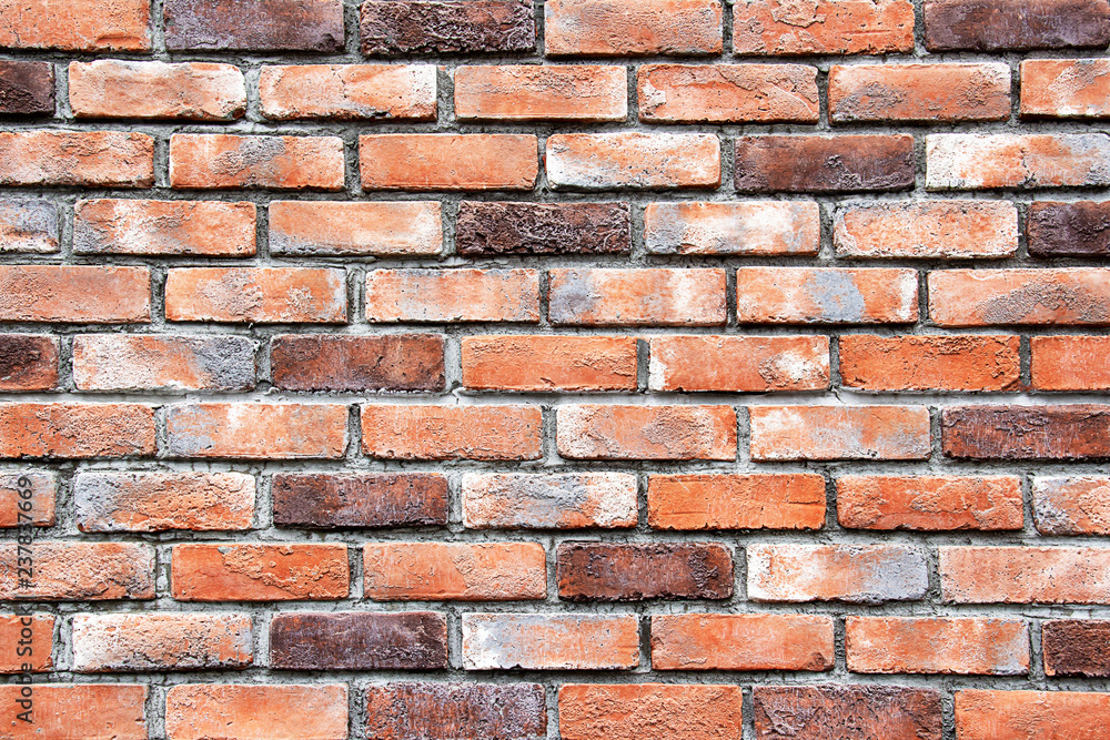 Brown brick wall as a background or texture Brown brick wall as a background or texture