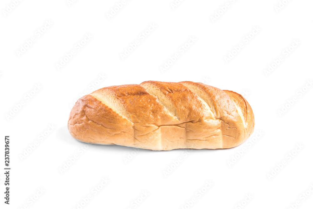 Loaf isolated on white background.