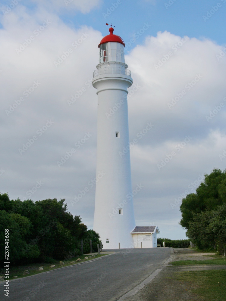 Lighthouse at Split Point in Victoria in Australia