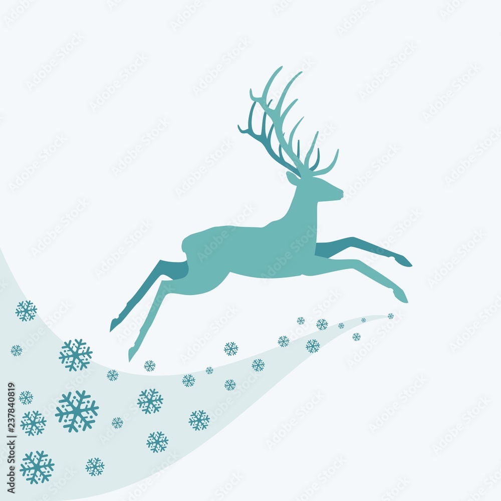 Obraz premium Профиль оленя