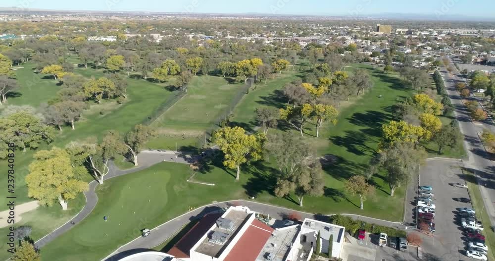 4k Drone footage Albuquerque Country Club located in Albuquerque New ...