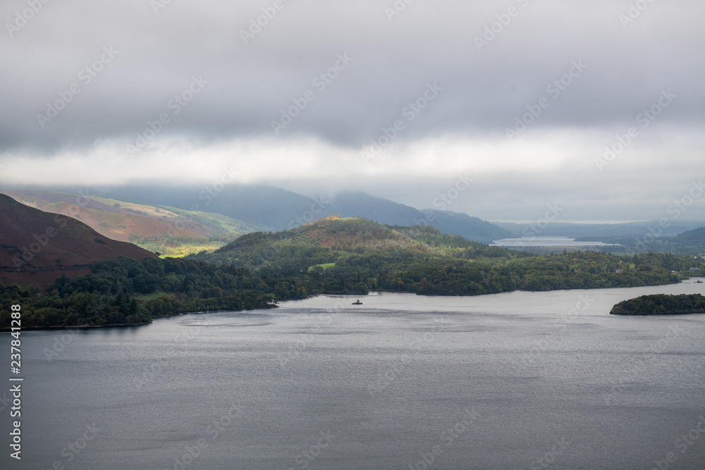 Fototapeta premium View from Surprise View, Cumbria, UK