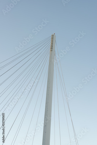 suspension bridge in italy