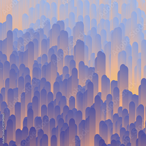 Data distortion background. Vector abstract glitch effect. Modern and trendy generative illustration. Broken data concept.