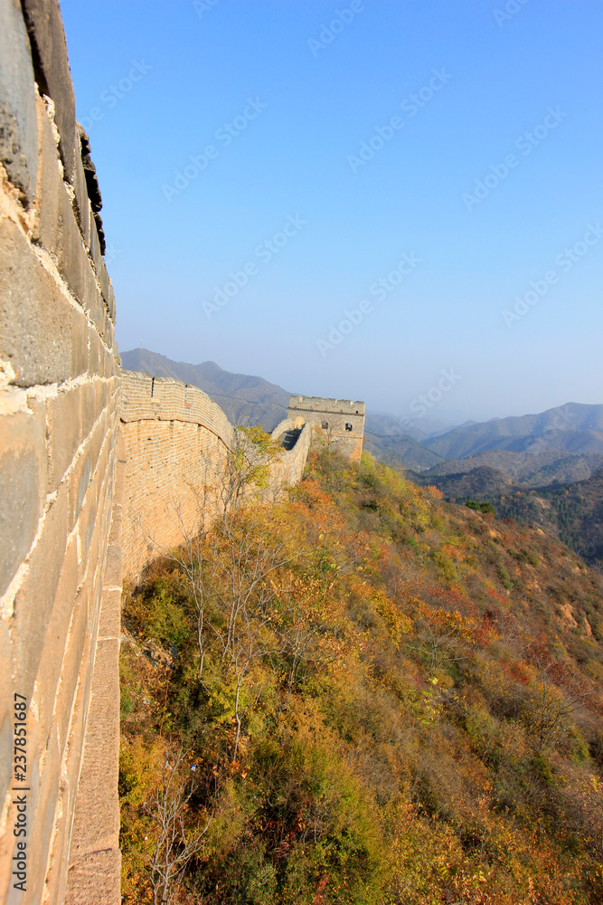 Fototapeta premium Jinshanling Great Wall scenery, China