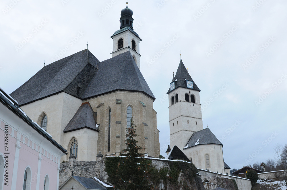 Austria: The Barock church in Kitzbühel