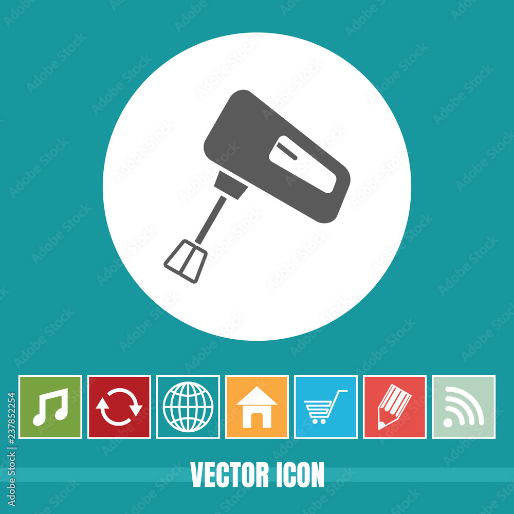 very Useful Vector Icon Of Electric Whisk with Bonus Icons Very Useful For Mobile App, Software & Web very Useful Vector Icon Of Electric Whisk with Bonus Icons Very Useful For Mobile App, Software & Web