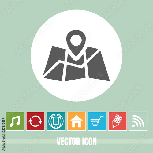 very Useful Vector Icon Of Map Pointer with Bonus Icons Very Useful For Mobile App, Software & Web