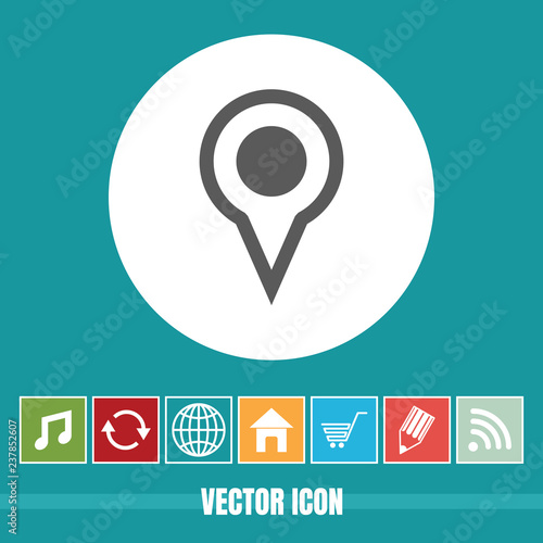 very Useful Vector Icon Of Map Pointer with Bonus Icons Very Useful For Mobile App, Software & Web