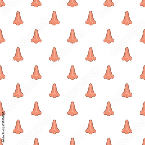 Nose pattern. Cartoon illustration of nose vector pattern for web