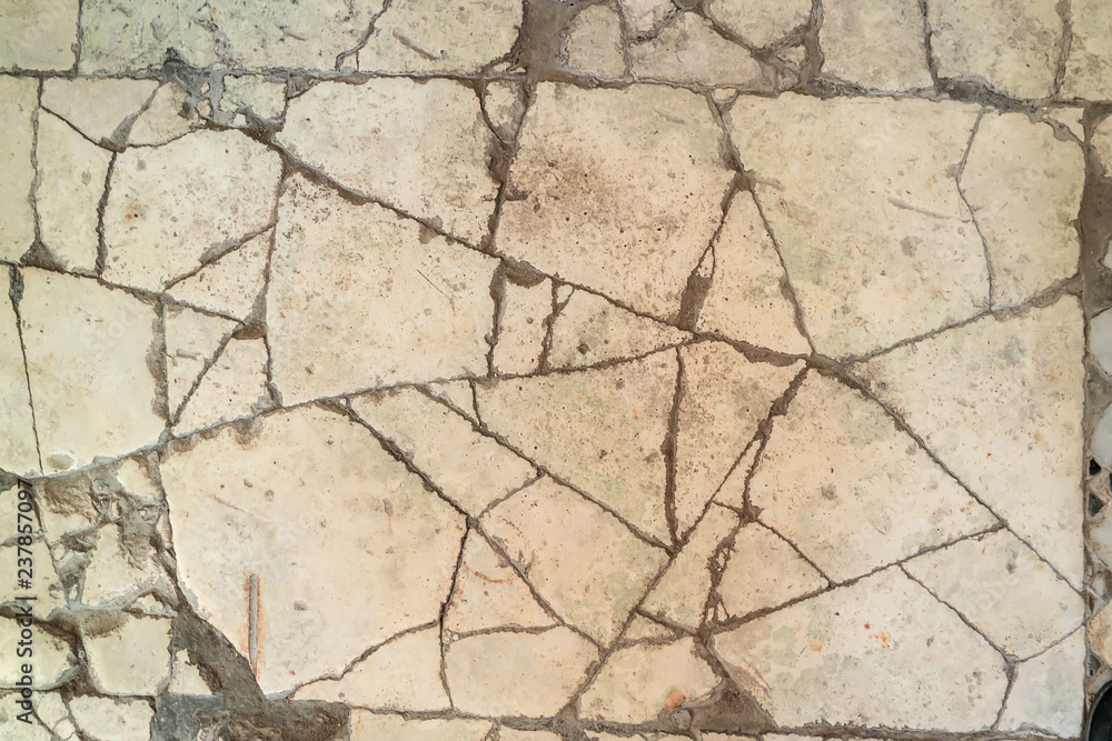 Fototapeta premium The texture of broken stone.