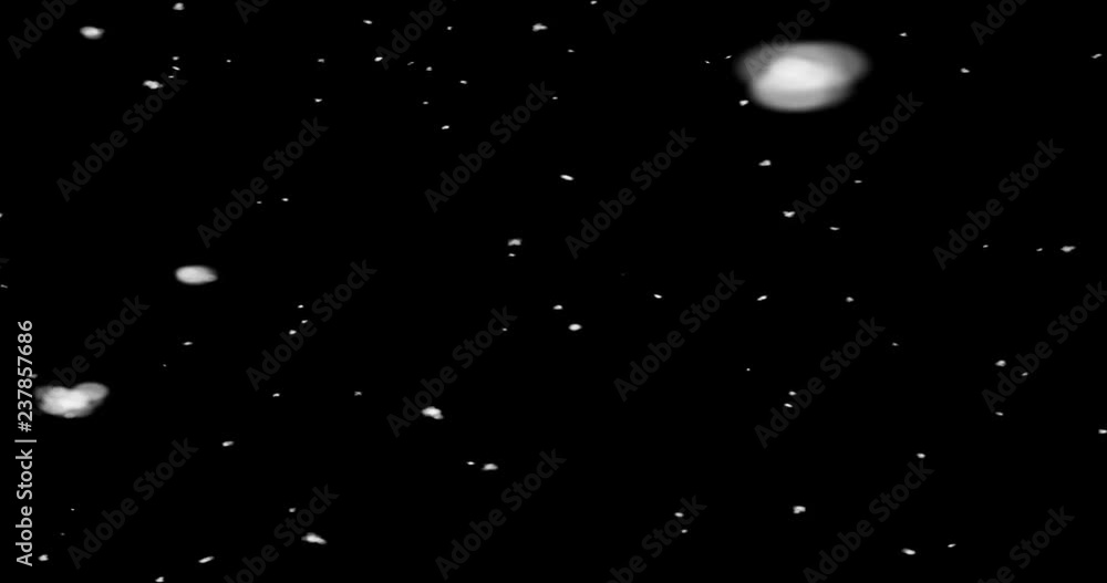 Realistic Snowfall Falling Fast Realistic Snowfall Falling Fast