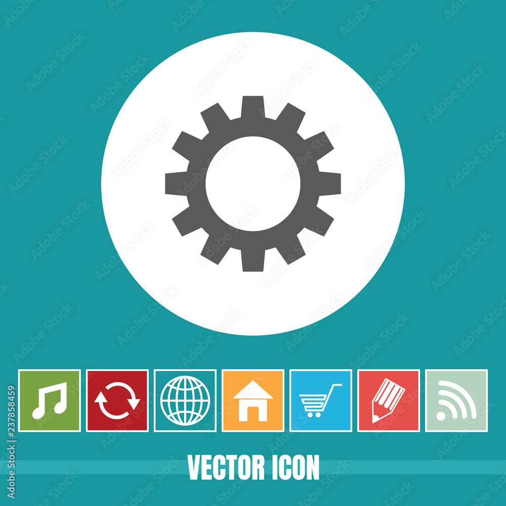 Very Useful Vector Icon Of Setting or Gear with Bonus Icons. Very Useful For Mobile App, Software & Web. Very Useful Vector Icon Of Setting or Gear with Bonus Icons. Very Useful For Mobile App, Software & Web.