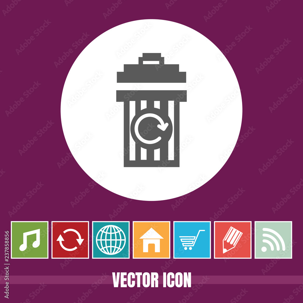 Very Useful Vector Icon Of Recycle bin, Dustbin, Trash Can & Delete with Bonus Icons. Very Useful For Mobile App, Software & Web. Very Useful Vector Icon Of Recycle bin, Dustbin, Trash Can & Delete with Bonus Icons. Very Useful For Mobile App, Software & Web.