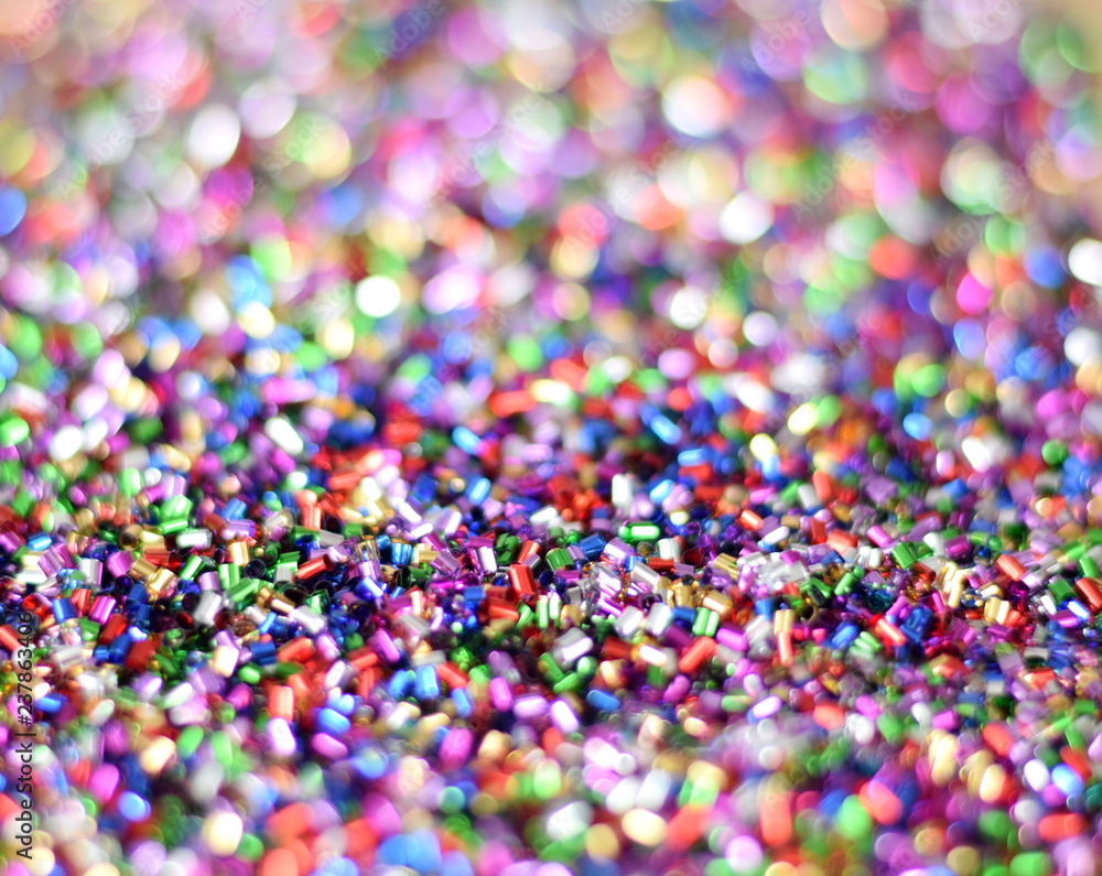 Glitter confetti bulbed background Glitter confetti bulbed background