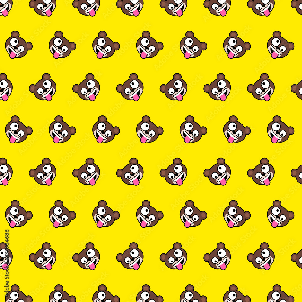 Bear - emoji pattern 62 Bear - emoji pattern 62