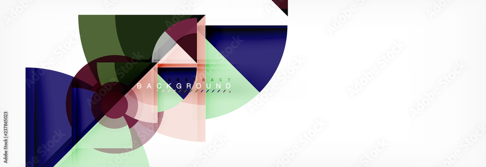 Modern geometric abstract background Modern geometric abstract background