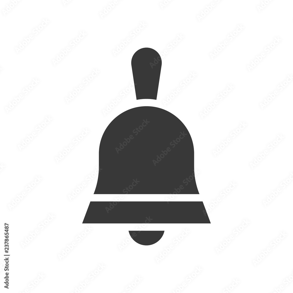 Christmas bell vector, Christmas related solid style icon Christmas bell vector, Christmas related solid style icon