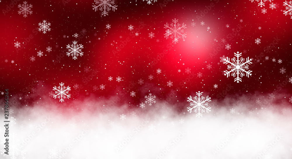 Red sparkling background with stars and snowflakes, the magical atmosphere of the Christmas holidays. Red bokeh background with snowflakes. Empty winter background, snowy, celebratory, sparks and star Red sparkling background with stars and snowflakes, the magical atmosphere of the Christmas holidays. Red bokeh background with snowflakes. Empty winter background, snowy, celebratory, sparks and star