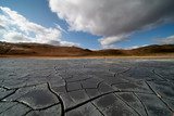 cracked desert in Iceland