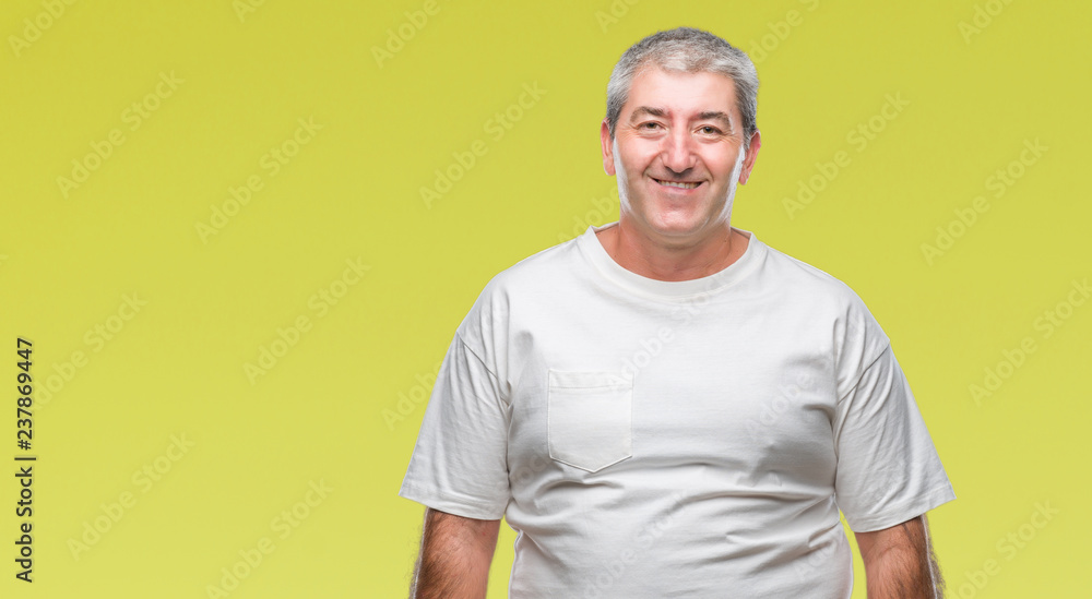 Handsome senior man over isolated background with a happy and cool smile on face. Lucky person. Handsome senior man over isolated background with a happy and cool smile on face. Lucky person.