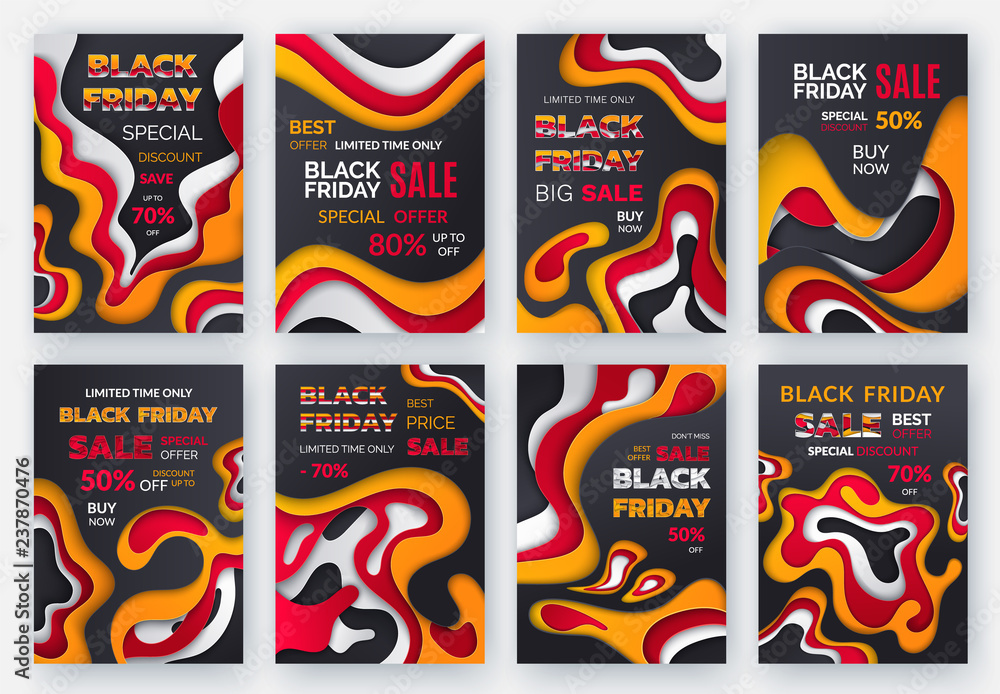Obraz Black Friday Special Offer Limited Time Vector