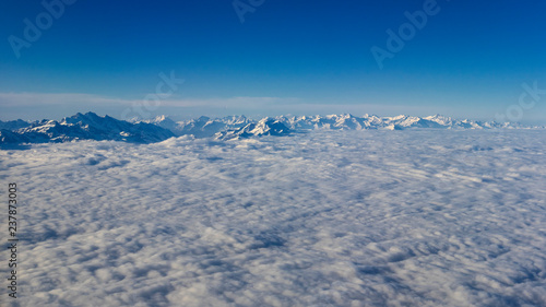 flight plane window view alps landscape