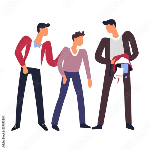 Bullying in school strong teenagers mean to physically weak pupil