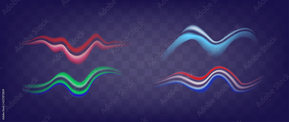 northern light and aurora with mountain illustration