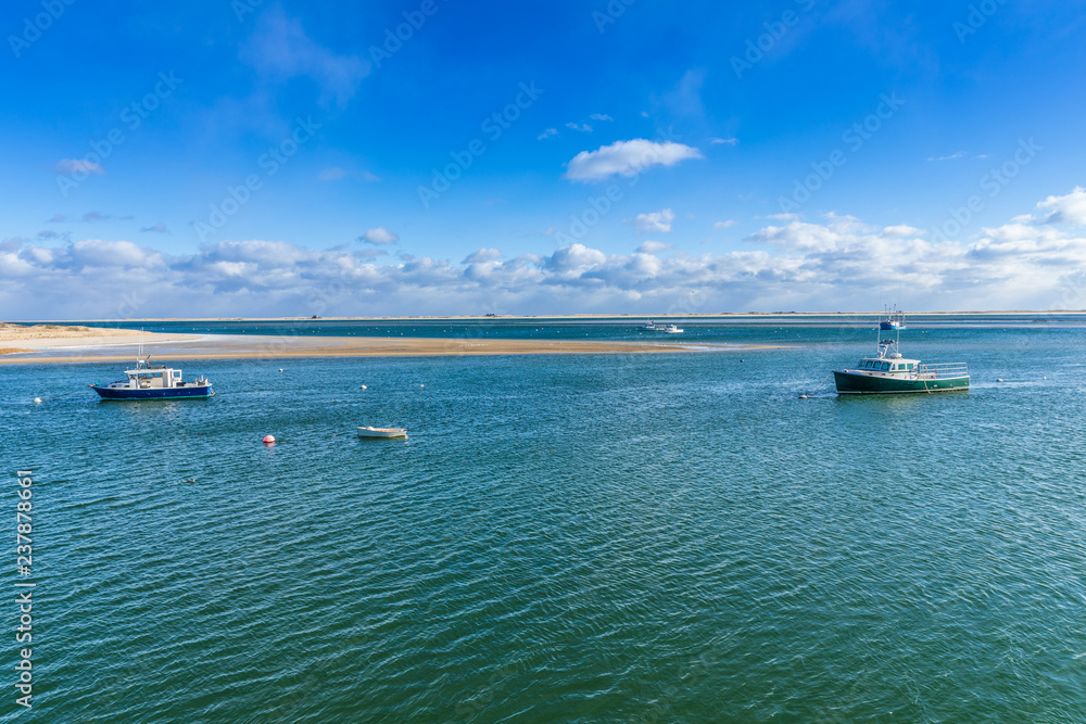 Fishing Shoots in Port Cape Code, USA Stock Photo | Adobe Stock